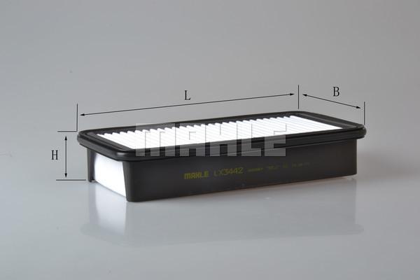MAHLE LX 3442 - Filtro aria www.autoricambi360.it