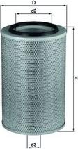 MAHLE LX 345 - Filtro aria www.autoricambi360.it