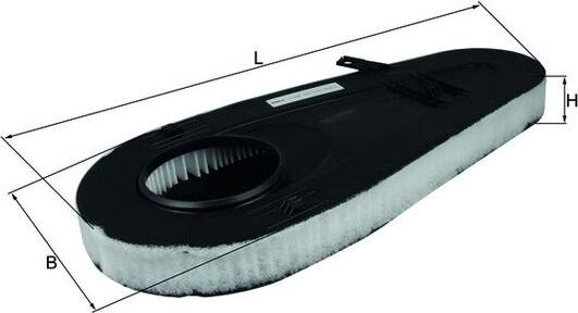 MAHLE LX 3598 - Filtro aria www.autoricambi360.it