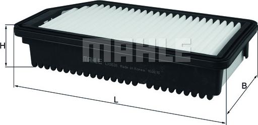 MAHLE LX 3538 - Filtro aria www.autoricambi360.it