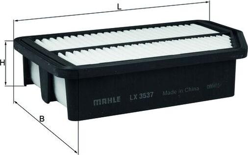 MAHLE LX 3537 - Filtro aria www.autoricambi360.it