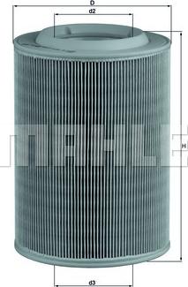MAHLE LX 314 - Filtro aria www.autoricambi360.it