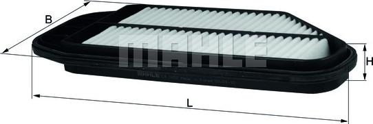 MAHLE LX 3152 - Filtro aria www.autoricambi360.it