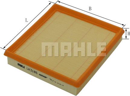 MAHLE LX 3185 - Filtro aria www.autoricambi360.it