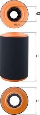 MAHLE LX 3353 - Filtro aria www.autoricambi360.it