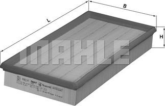MAHLE LX 333 - Filtro aria www.autoricambi360.it