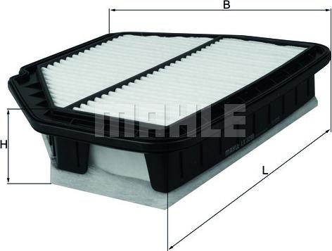 MAHLE LX 3298 - Filtro aria www.autoricambi360.it