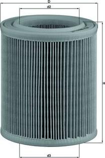 MAHLE LX 329 - Filtro aria www.autoricambi360.it