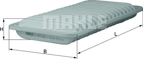 MAHLE LX 3279 - Filtro aria www.autoricambi360.it