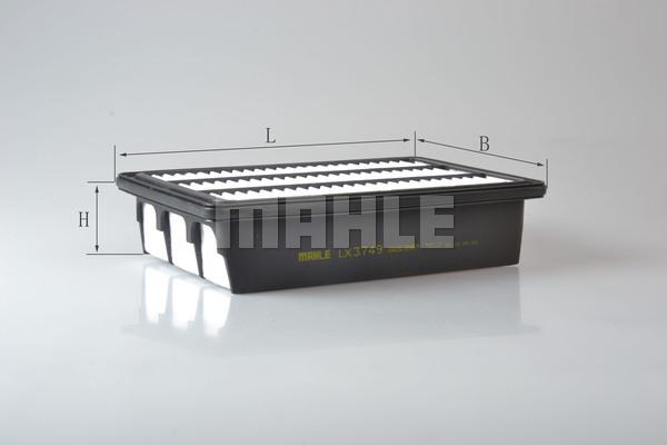MAHLE LX 3749 - Filtro aria www.autoricambi360.it