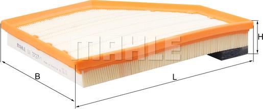 MAHLE LX 3727/1 - Filtro aria www.autoricambi360.it