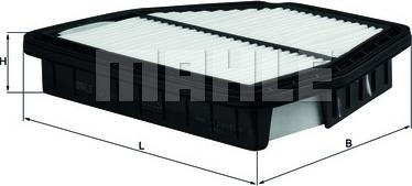MAHLE LX 2965 - Filtro aria www.autoricambi360.it