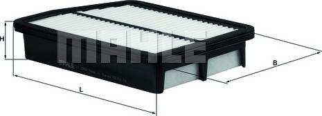 MAHLE LX 2960 - Filtro aria www.autoricambi360.it