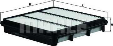 MAHLE LX 2907 - Filtro aria www.autoricambi360.it