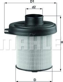 MAHLE LX 291 - Filtro aria www.autoricambi360.it