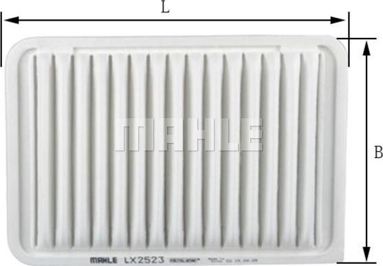 MAHLE LX 2523 - Filtro aria www.autoricambi360.it