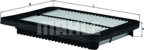 MAHLE LX 2649 - Filtro aria www.autoricambi360.it
