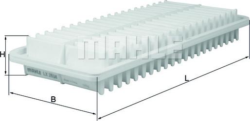 MAHLE LX 2634 - Filtro aria www.autoricambi360.it