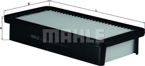 MAHLE LX 2638 - Filtro aria www.autoricambi360.it