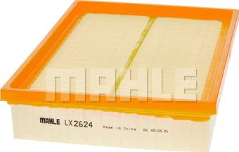 MAHLE LX 2624 - Filtro aria www.autoricambi360.it