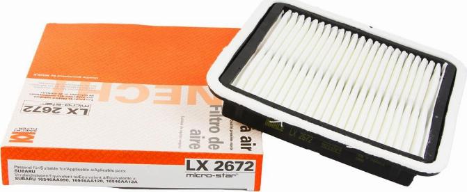 MAHLE LX 2672 - Filtro aria www.autoricambi360.it