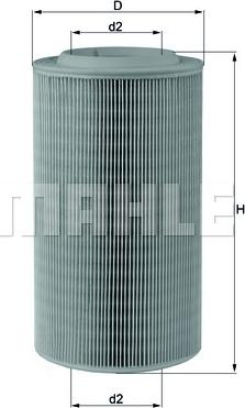 MAHLE LX 2059 - Filtro aria www.autoricambi360.it