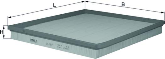 MAHLE LX 2065/1 - Filtro aria www.autoricambi360.it