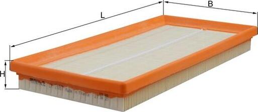 MAHLE LX 2087 - Filtro aria www.autoricambi360.it