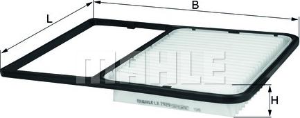 MAHLE LX 2029 - Filtro aria www.autoricambi360.it
