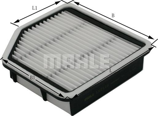 MAHLE LX 2116 - Filtro aria www.autoricambi360.it