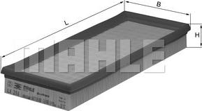 MAHLE LX 218 - Filtro aria www.autoricambi360.it