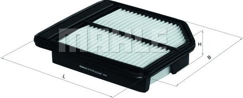 MAHLE LX 2123 - Filtro aria www.autoricambi360.it