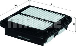 MAHLE LX 2122 - Filtro aria www.autoricambi360.it