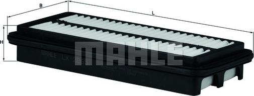 MAHLE LX 2865 - Filtro aria www.autoricambi360.it