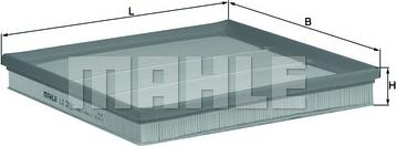 MAHLE LX 2881 - Filtro aria www.autoricambi360.it