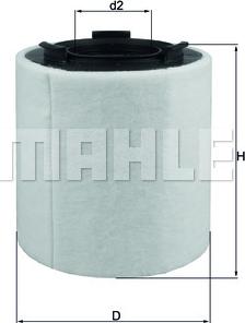 MAHLE LX 2831 - Filtro aria www.autoricambi360.it