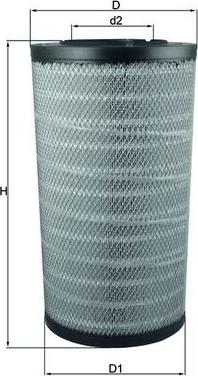 MAHLE LX 2838 - Filtro aria www.autoricambi360.it