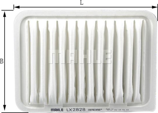 MAHLE LX 2828 - Filtro aria www.autoricambi360.it