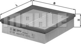 MAHLE LX 220 - Filtro aria www.autoricambi360.it