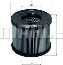 MAHLE LX 2283 - Filtro aria www.autoricambi360.it