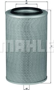 MAHLE LX 227 - Filtro aria www.autoricambi360.it