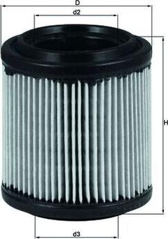 MAHLE LX 279 - Filtro aria www.autoricambi360.it