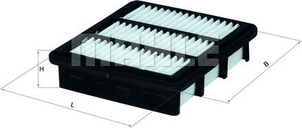 MAHLE LX 2752 - Filtro aria www.autoricambi360.it