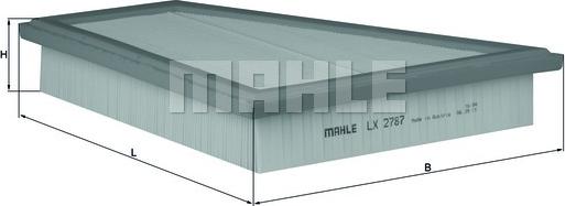 MAHLE LX 2787 - Filtro aria www.autoricambi360.it
