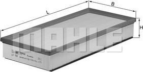 MAHLE LX 793 - Filtro aria www.autoricambi360.it