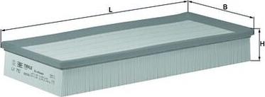 MAHLE LX 792 - Filtro aria www.autoricambi360.it