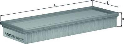 MAHLE LX 740 - Filtro aria www.autoricambi360.it