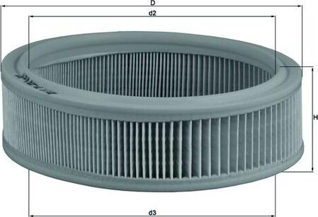 MAHLE LX 70 - Filtro aria www.autoricambi360.it