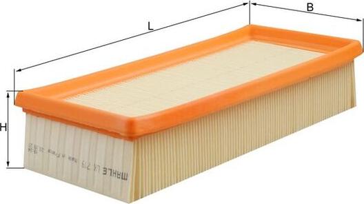 MAHLE LX 719 - Filtro aria www.autoricambi360.it
