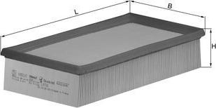 MAHLE LX 738 - Filtro aria www.autoricambi360.it